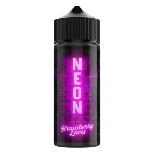 Neon Shortfill 100ml E Liquid, Strawberry Laces  Flavour
