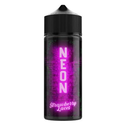 Neon Shortfill 100ml E Liquid, Strawberry Laces  Flavour