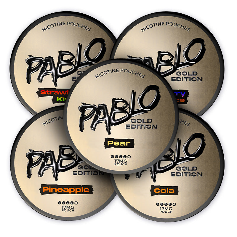 Pablo Gold 17mg Five Flavour Fusion Bundle (10-Pack)