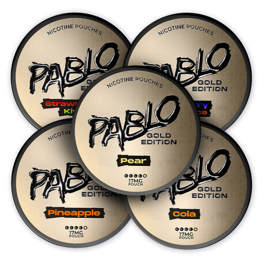 Pablo Gold 17mg Five Flavour Fusion Bundle (10-Pack)