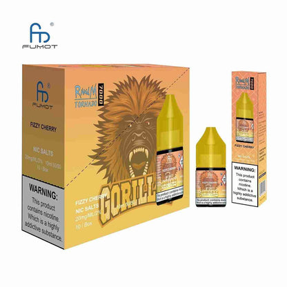 R and M 7000 Nic Salt 10ml - Box of 10 with Fizzy Cherry flavour