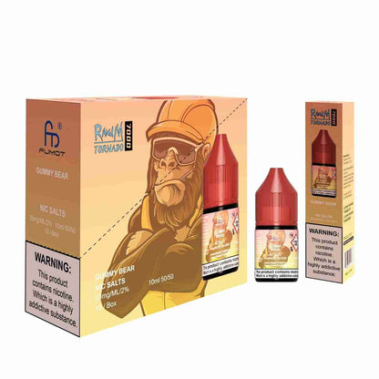 R and M 7000 Nic Salt 10ml - Box of 10 with Gummy Bear flavour