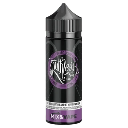 Ruthless 100ml Shortfill E-Liquids Grape Drank