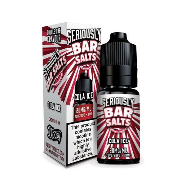 Seriously Bar Salt 10ml E - liquids Nic Salts - Box of 10