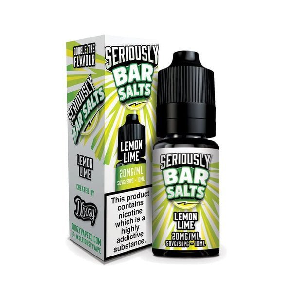 Seriously Bar Salt 10ml E - liquids Nic Salts - Box of 10