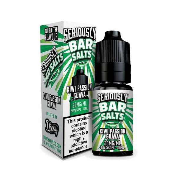 Seriously Bar Salt 10ml E - liquids Nic Salts - Box of 10