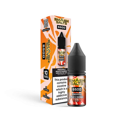 Smash Salts 6500 Nic Salt 10ml E - Liquid Box of 10 - #Simbavapeswholesale#