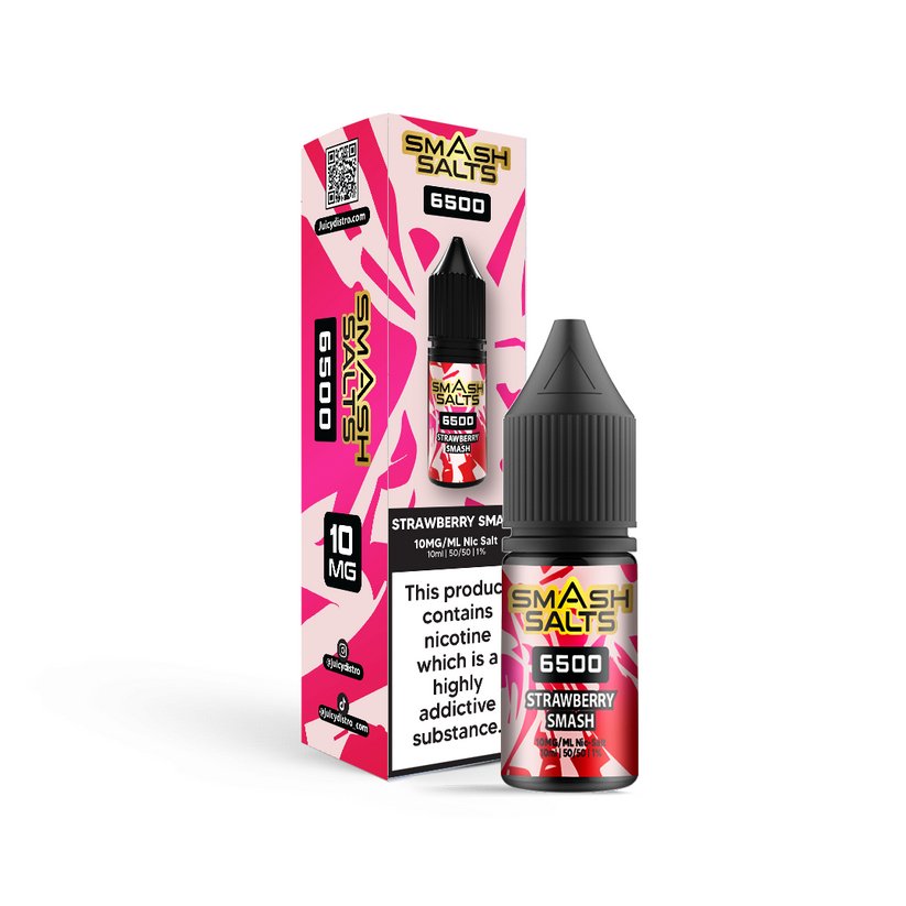 Smash Salts 6500 Nic Salt 10ml E - Liquid Box of 10 - #Simbavapeswholesale#