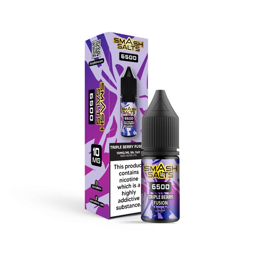 Smash Salts 6500 Nic Salt 10ml E - Liquid Box of 10 - #Simbavapeswholesale#