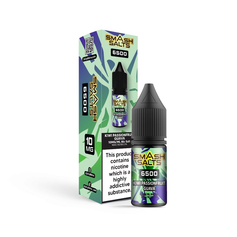 Smash Salts 6500 Nic Salt 10ml E - Liquid Box of 10 - #Simbavapeswholesale#
