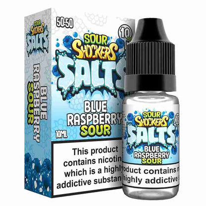Sour shockers Nic Salt 10ml Pack of 5 with Blue Raspberry Sour flavour