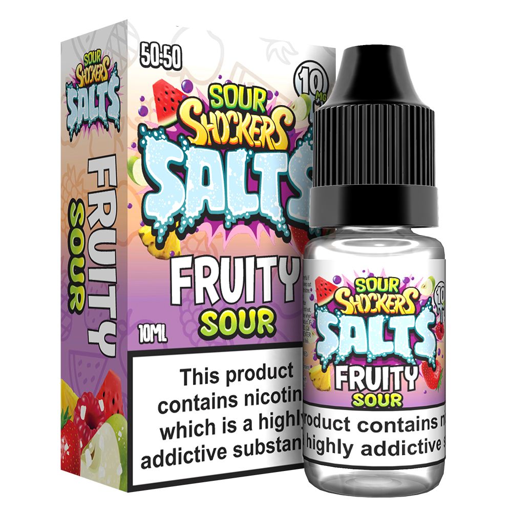 Sour shockers Nic Salt 10ml Pack of 5