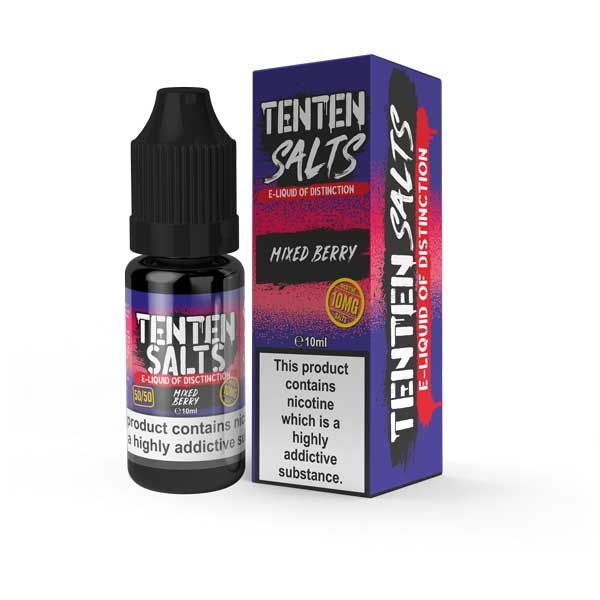 Ten Ten Nic Salts 10ml E - liquids - Box of 10