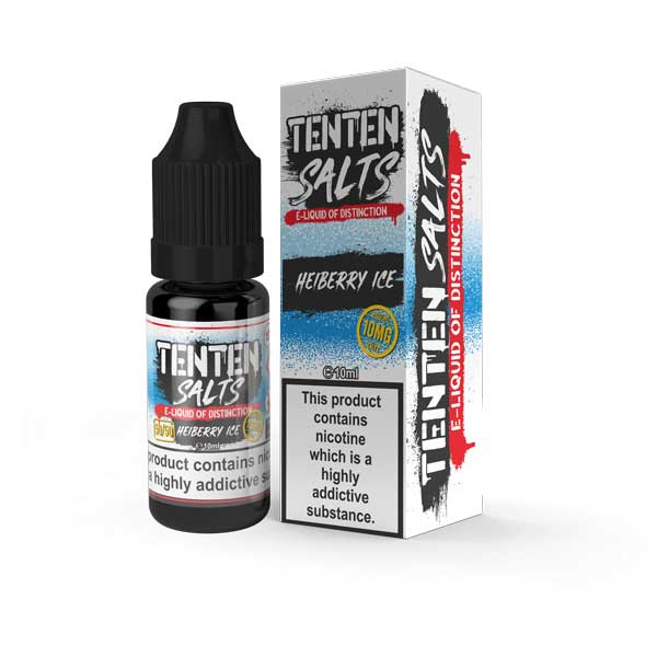 Ten Ten Nic Salts 10ml E - liquids - Box of 10