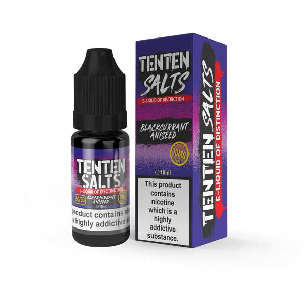Ten Ten Nic Salts 10ml E - liquids - Box of 10