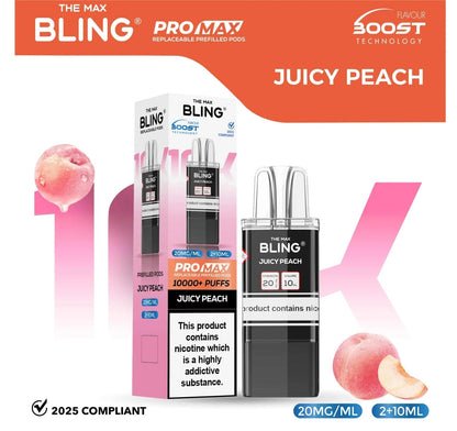 The Bling 10K Pro Max Replacement Prefilled Pods - Box of 5