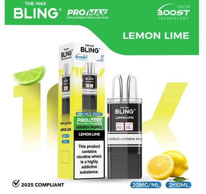 The Bling 10K Pro Max Replacement Prefilled Pods - Box of 5