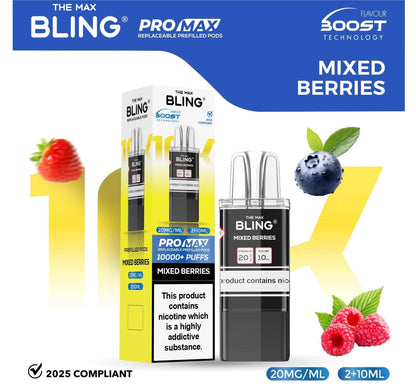 The Bling 10K Pro Max Replacement Prefilled Pods - Box of 5