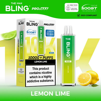 The Crystal Bling Max 10K Prefilled Pod Kit - Box of 5