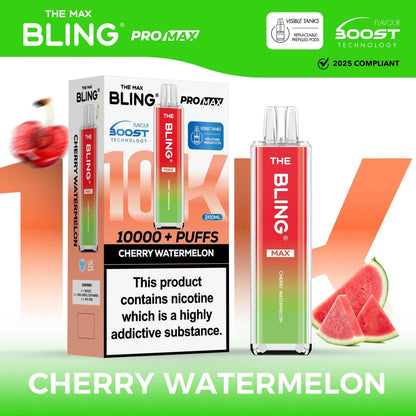 The Crystal Bling Max 10K Prefilled Pod Kit - Box of 5