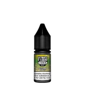 Ultimate E - Liquid Cider 10ML Nic Salt (Pack of 10)