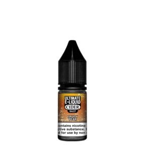 Ultimate E - Liquid Cider 10ML Nic Salt (Pack of 10)