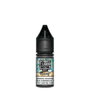 Ultimate E - Liquid Menthol 10ML Nic Salt (Pack of 10)