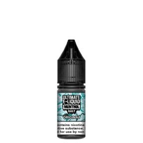 Ultimate E - Liquid Menthol 10ML Nic Salt (Pack of 10)