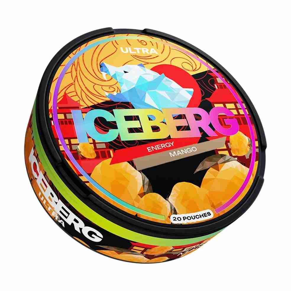 Ultra Iceberg Snus 16gr 150mg Pouches - Energy Mango Flavour #No1-vape-wholesale#