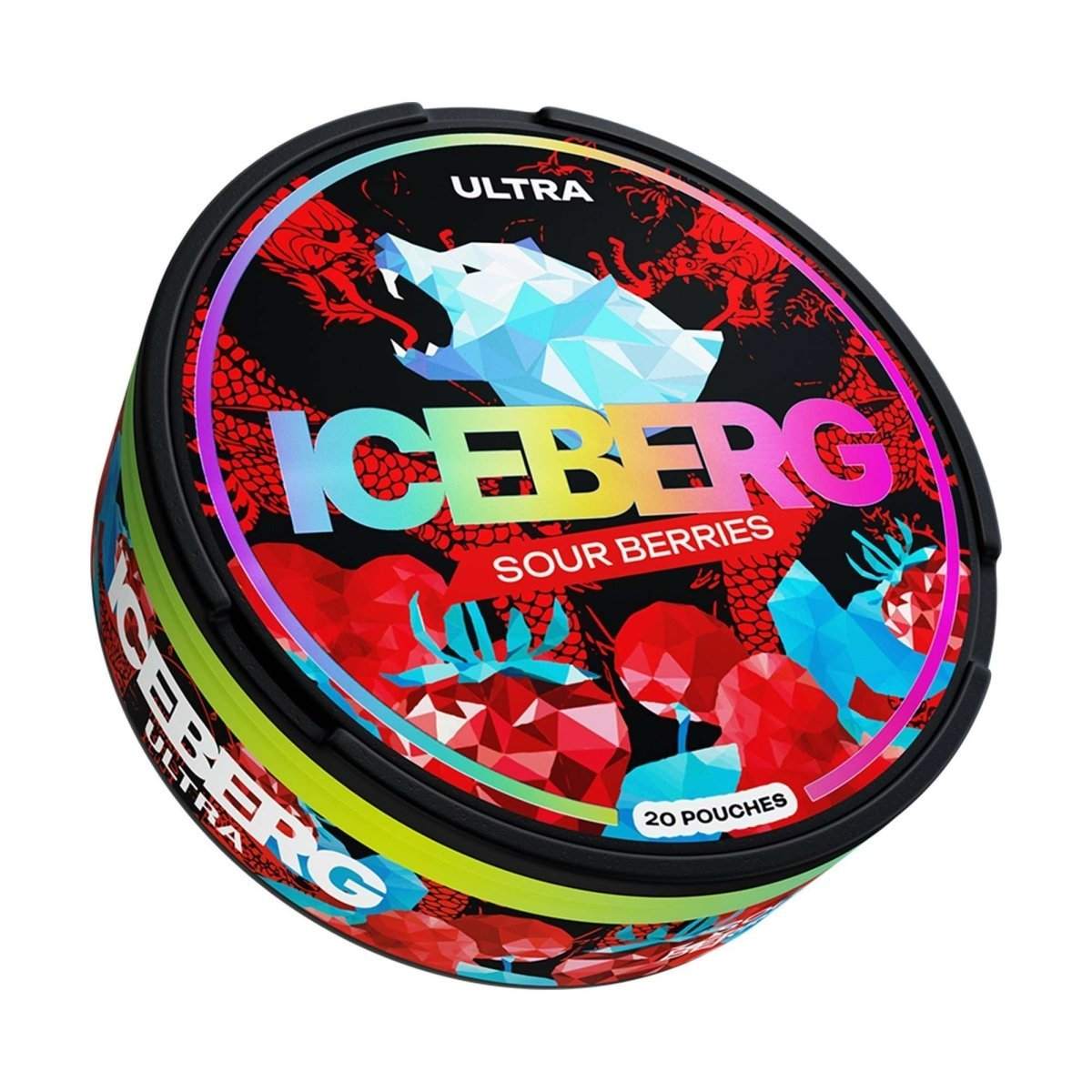 Ultra Iceberg Snus 16gr 150mg Pouches - Sour Berries Flavour #No1-vape-wholesale#