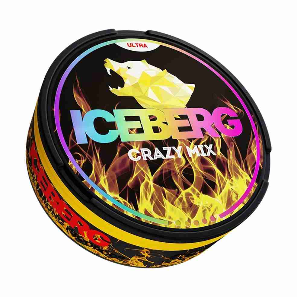 Iceberg Snus 16gr 150mg Pouches - Crazy Mix Flavour #No1-vape-wholesale#