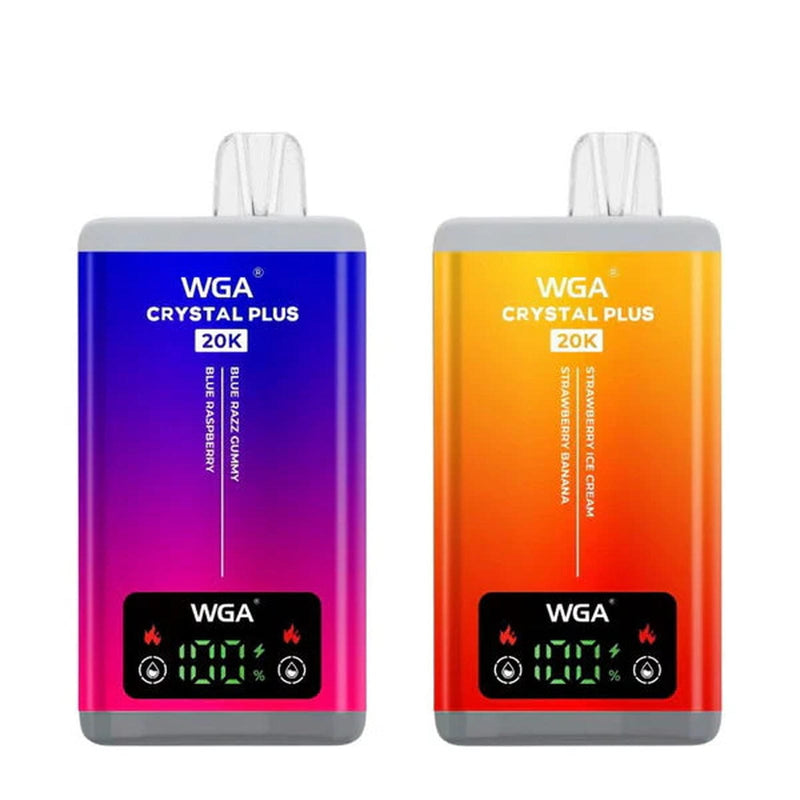 WGA Crystal Plus 20000 Puffs 2-in-1 Prefilled Kit - Box of 10
