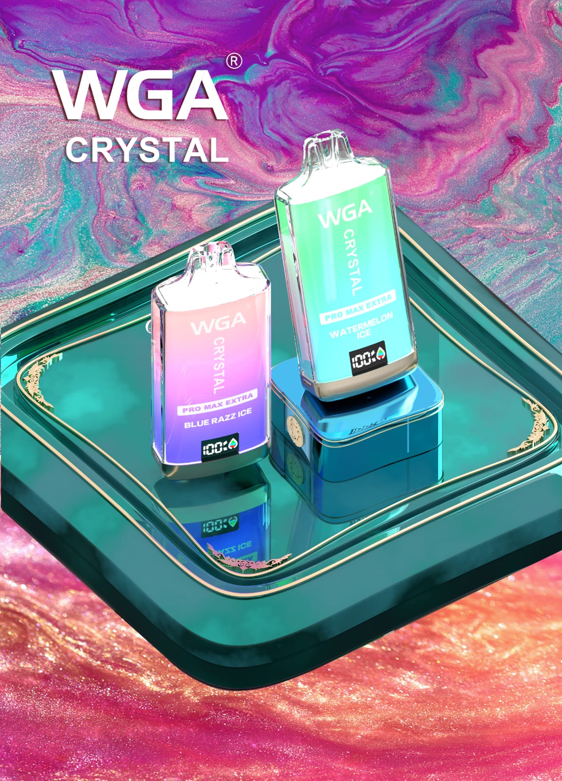 WGA Crystal Pro Max Extra 15000 Prefilled Vape Pod Kit - Box of 10