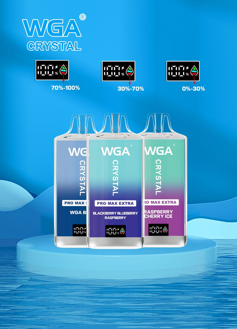 WGA Crystal Pro Max Extra 15000 Prefilled Vape Pod Kit - Box of 10