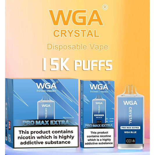 WGA Crystal Pro Max Extra 15000 Prefilled Vape Pod Kit - Box of 10