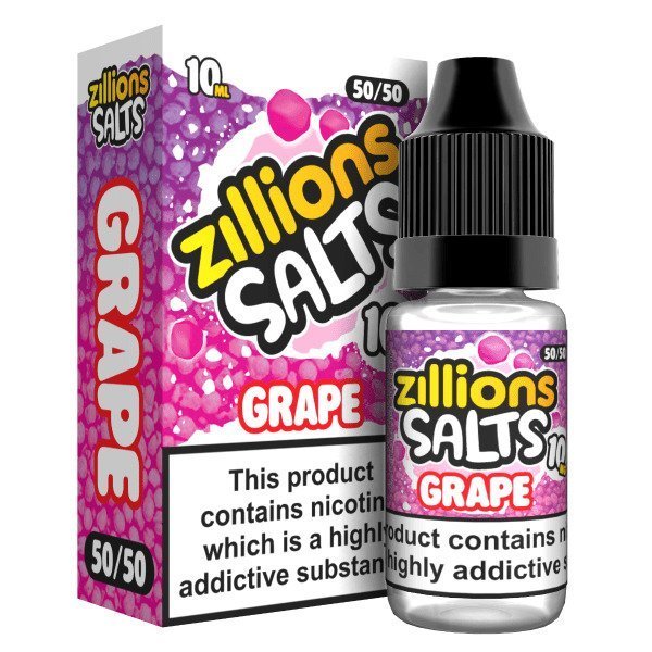 Zillions Nic Salt 10ml Pack of 5