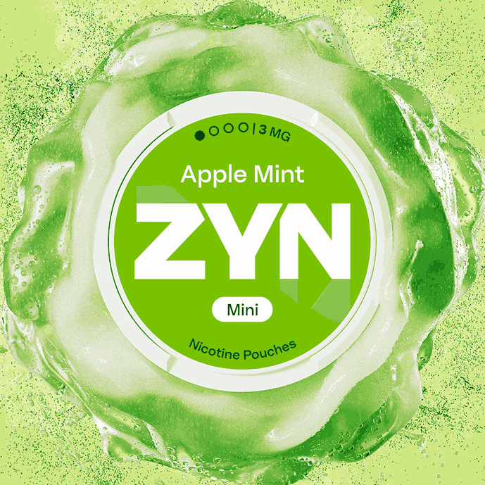 ZYN Nicotine Mini 3MG Pouches Pack of 5 - with Apple Mint Flavour - No1-vape-Wholesale Price !
