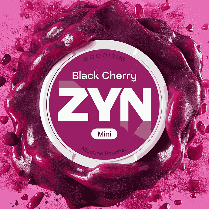 ZYN Nicotine Mini 3 MG Pouches Pack of 5 with Black Cherry Flavour - No1-vape-Wholesale Price !