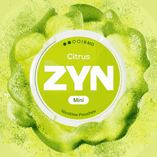 ZYN Nicotine mini 6MG Pouches Pack of 5 with citrus Flavour - No1-vape-Wholesale Price !