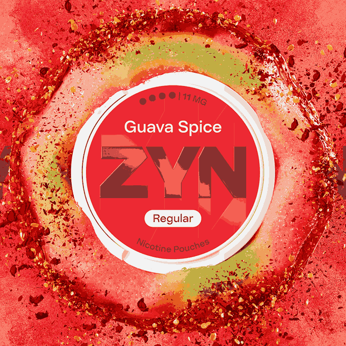ZYN Regular Nicotine 11Mg  Pouches Pack of 5 with Guava Spice flavour - Wholesale Price !