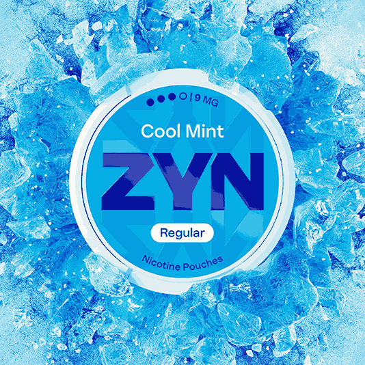 ZYN Regular Nicotine 9MG Pouches Pack of 5 with Cool Mint  flavour - Wholesale Price !