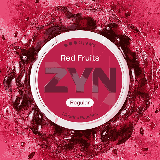 ZYN Regular Nicotine 9MG Pouches Pack of 5 with Red Fruits flavour - Wholesale Price !
